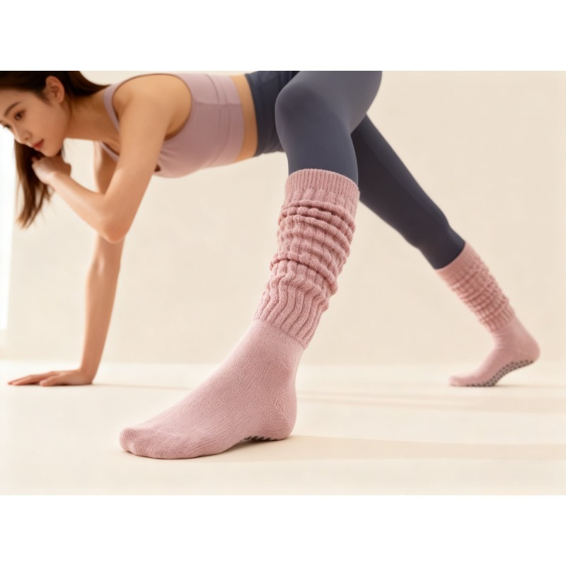 Pilates Yoga Gym - Chaussettes de Pilate antidérapantes en coton