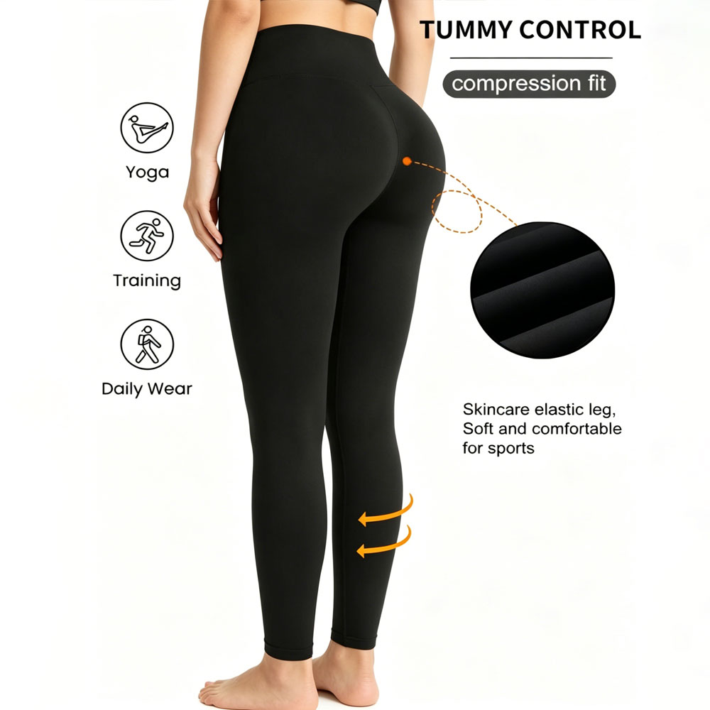 Pilates Yoga Gym - Leggings de sport pour femme, ultra-extensibles,
