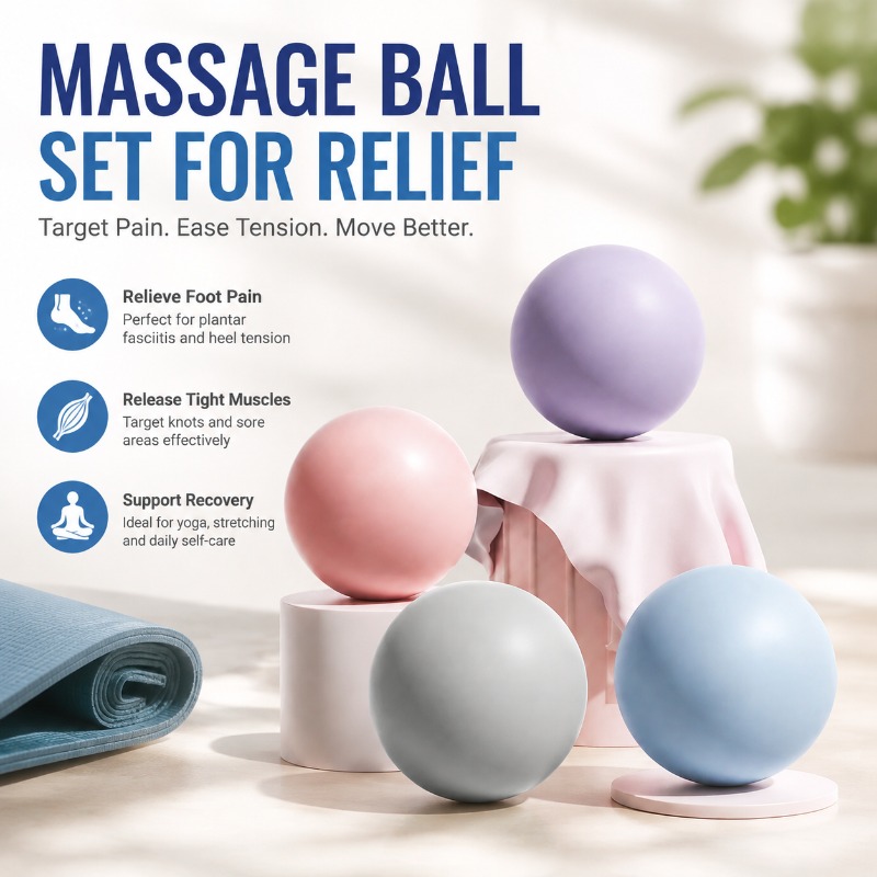 Pilates Yoga Body - Balle de massage en silicone solide