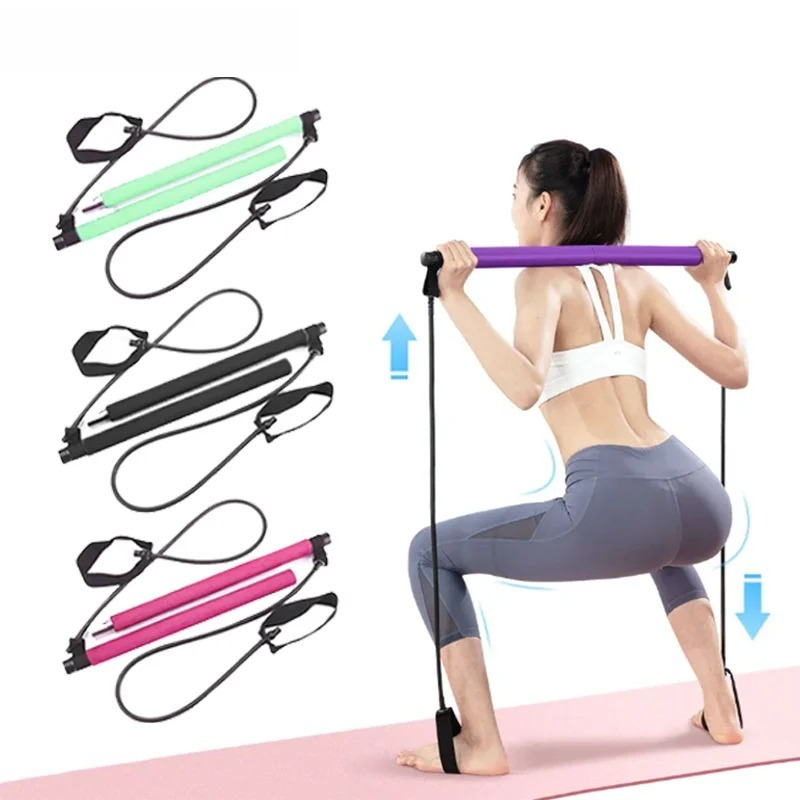 Pilates Yoga Combined - Barre de Pilates multifonctionnelle, barre de