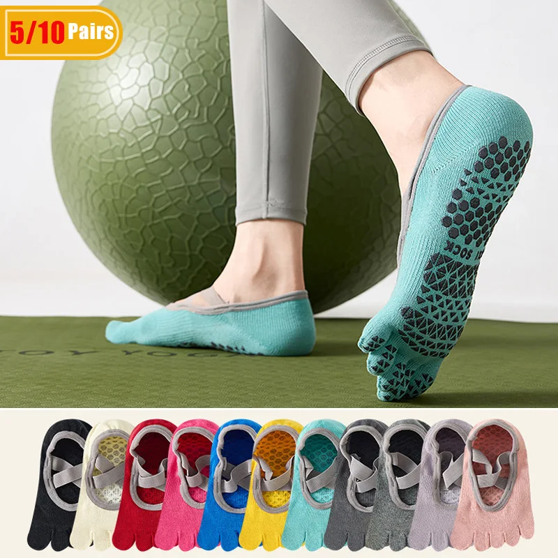 Pilates Yoga Gym - 5/10 paires de chaussettes de yoga
