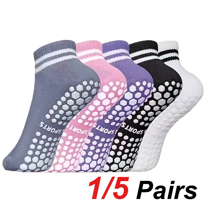 Pilates Yoga Sport - 1/5 paires de chaussettes de yoga