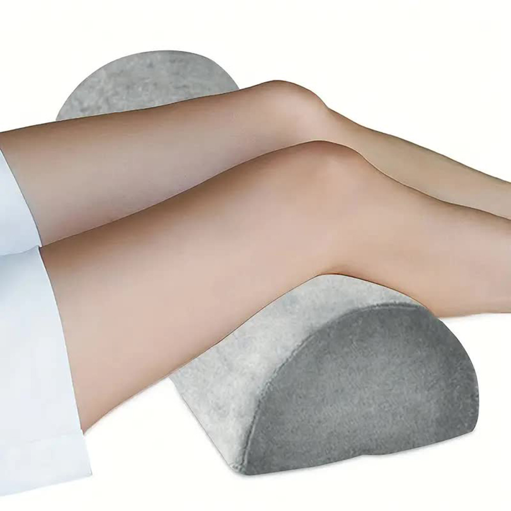 Bolster Cushion Round - Oreiller demi-lune pour jambes, genoux, bas