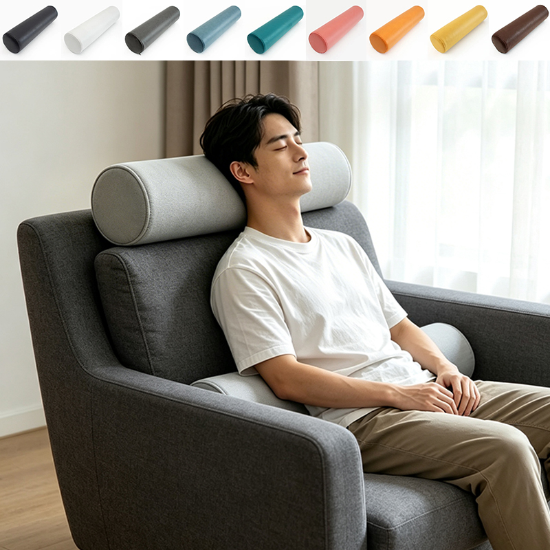 Bolster Cushion Round - Grand coussin cylindrique multi-usages pour le