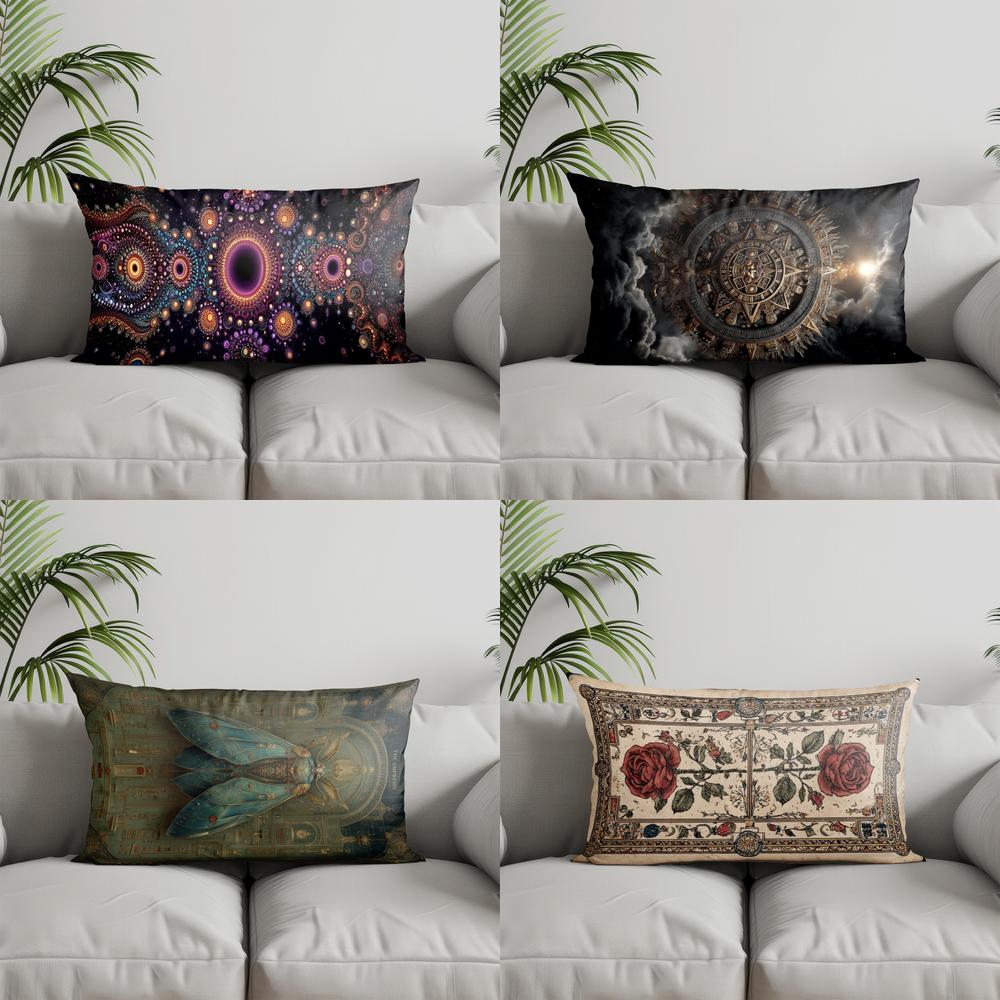 Bolster Cushion Round - Housse de coussin à motif rond