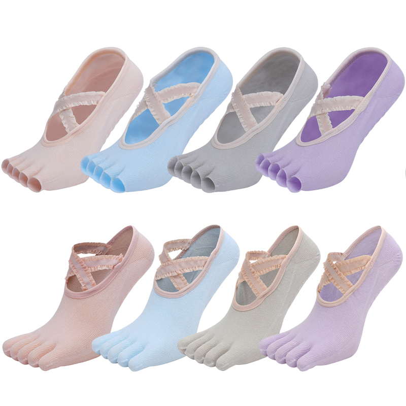Pilates Yoga Gym - Chaussettes de Yoga à cinq doigts