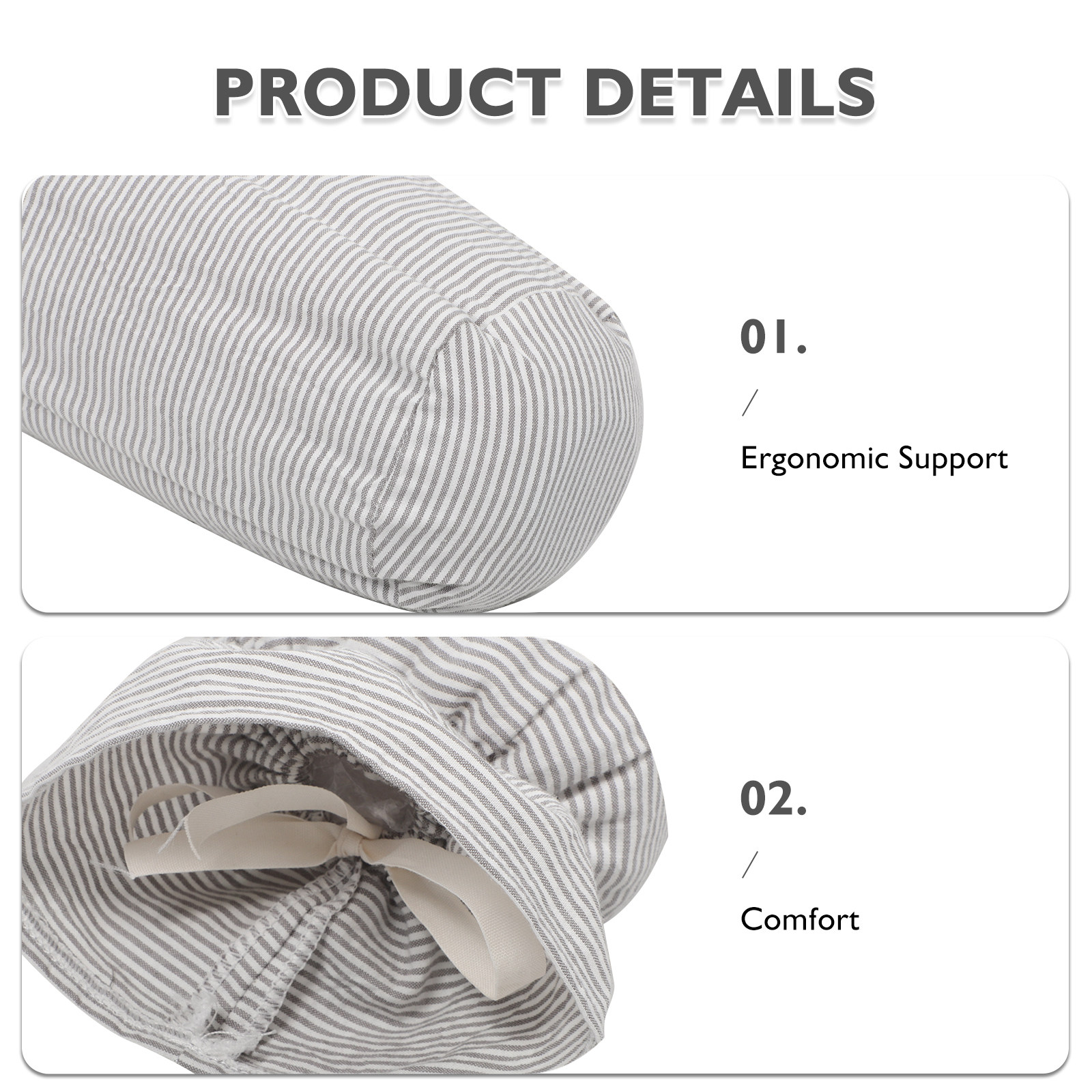 Housse de coussin cylindrique  - Bolster Cushion Round avis et prix