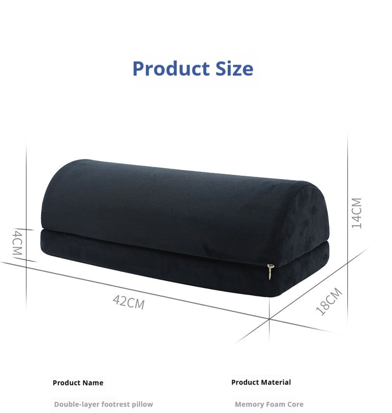 Coussin demi-lune en mousse à  - Bolster Cushion Round avis et prix