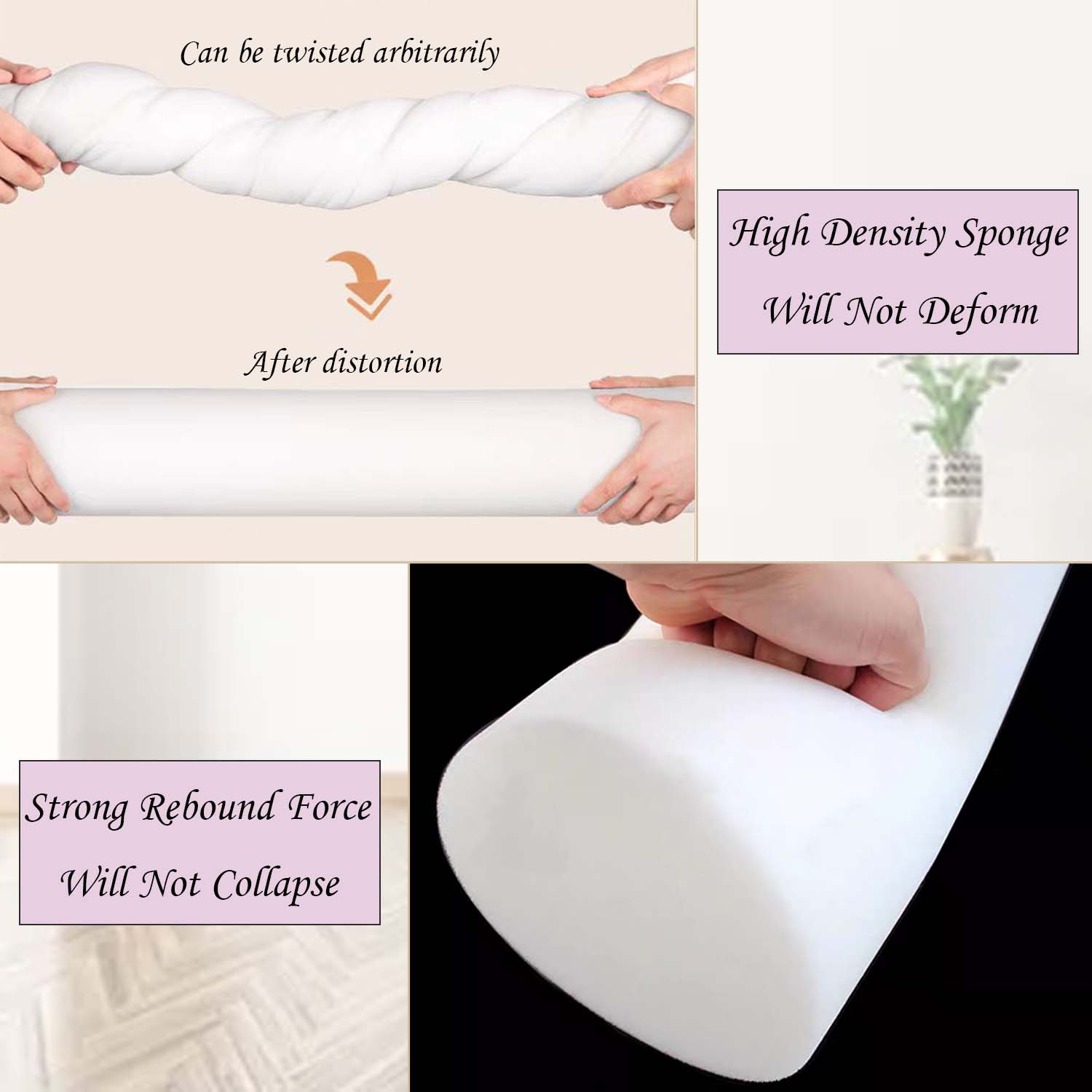 Oreiller rond Long en velours  - Bolster Cushion Round avis et prix