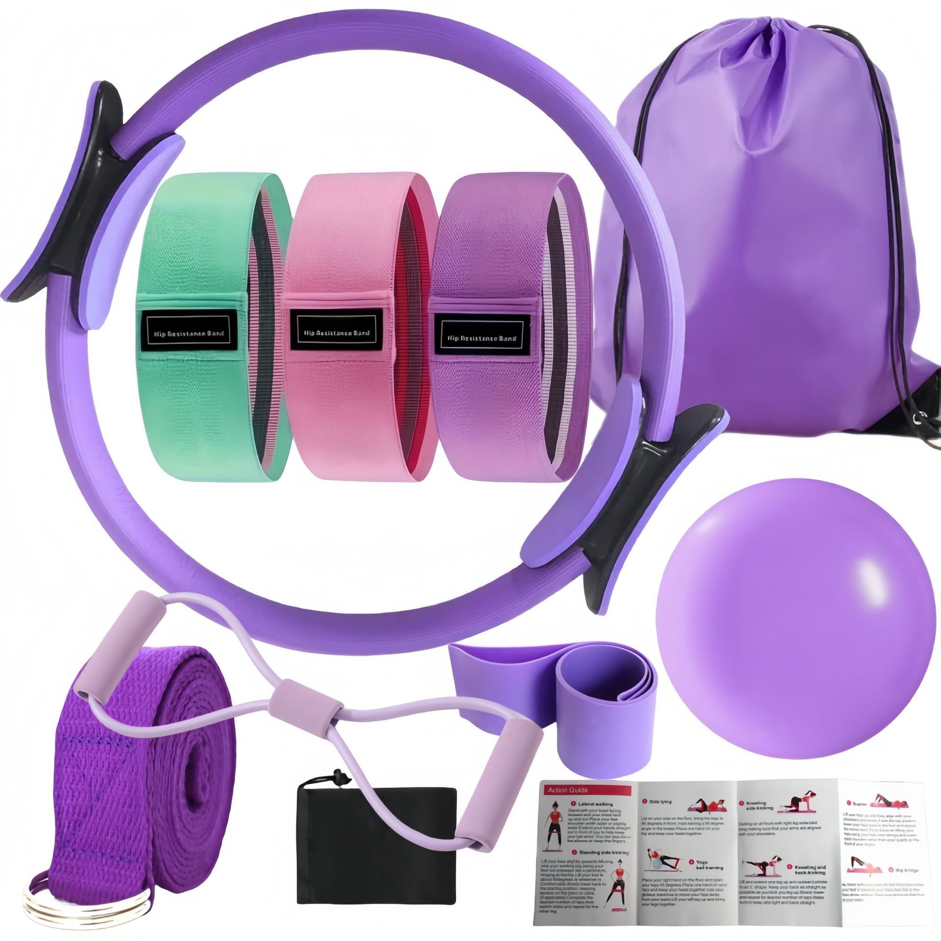 Nouveau Ensemble de 10 pièces  - Pilates Yoga Combined avis et prix