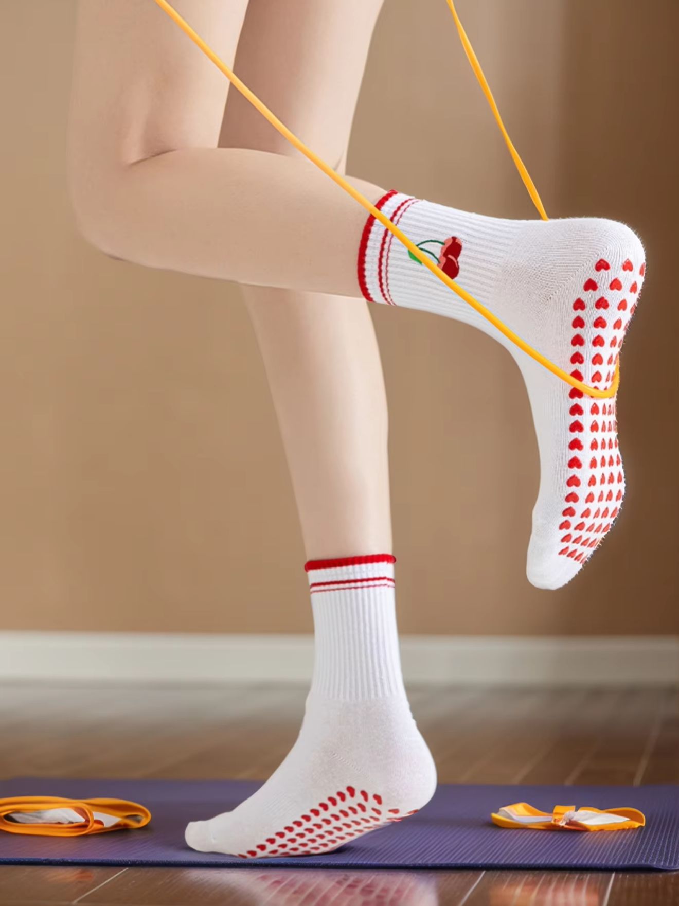 1 paire de chaussettes de yoga - Pilates & Yoga Wohlfühlen Forchheim avis et prix